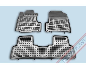 Gummimatta Svart (3 delar), Honda CRV 2007-2012