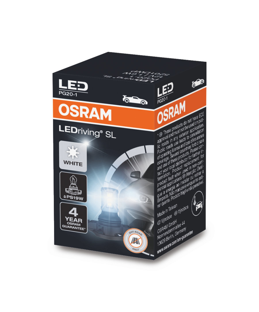 PS19W LED-ersättningslampa Osram LEDriving SL - Cool White