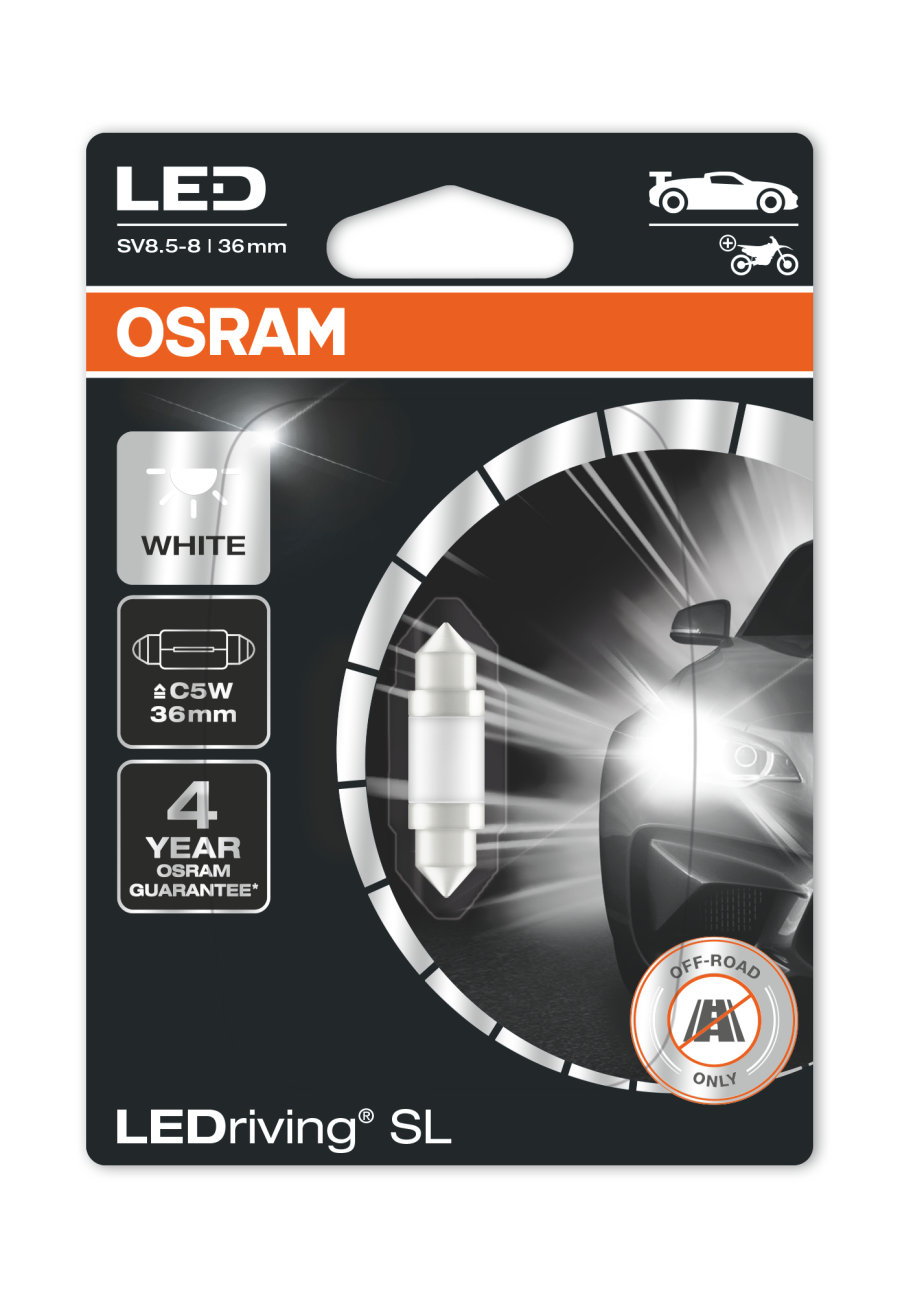 C5W/ Spollampa 36 mm OSRAM LEDriving SL Cool White