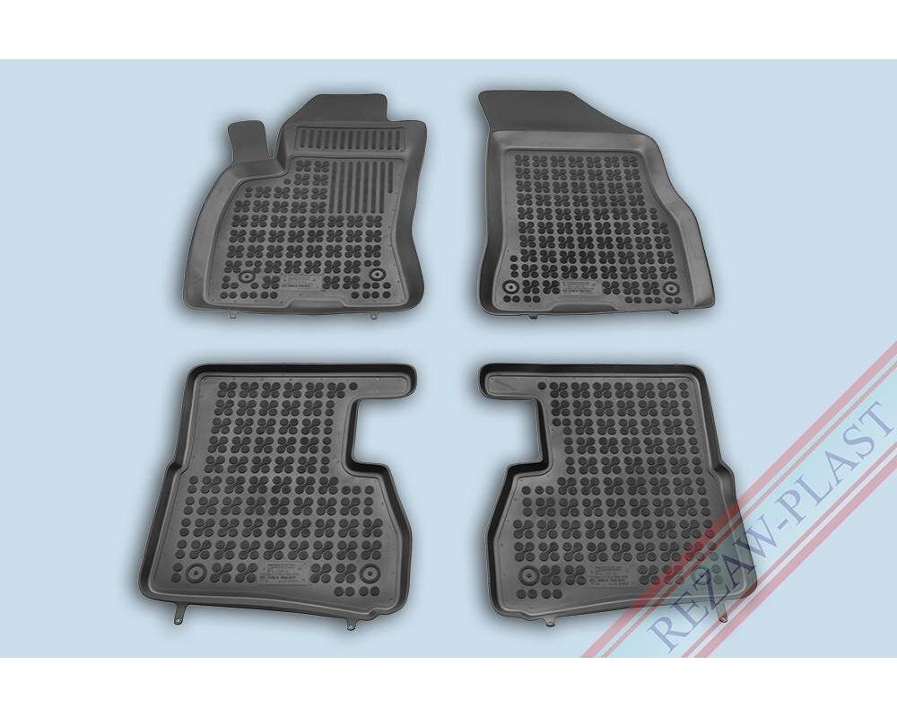 Gummimatta Svart (4 delar), Fiat Doblo 2011-, Opel Combo D 2011-2018