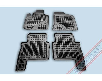 Gummimatta Svart (4 delar), Hyundai Santa Fe 2007-2012