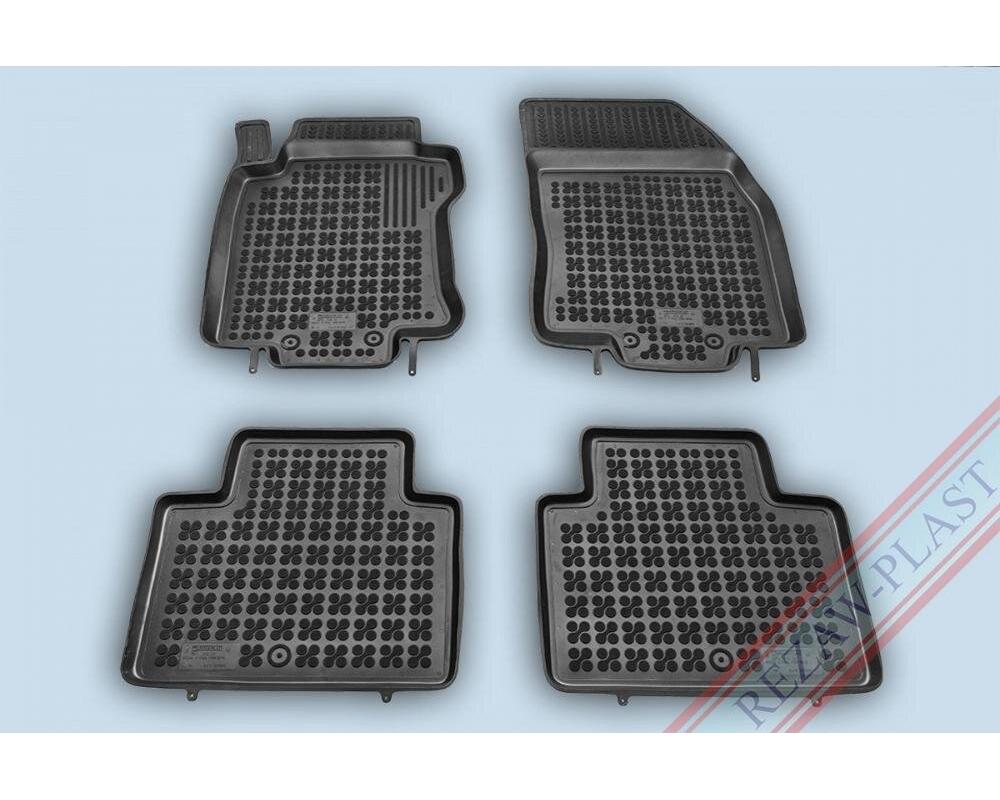 Gummimatta Svart (4 delar), Nissan X-Trail (T32) 2015-