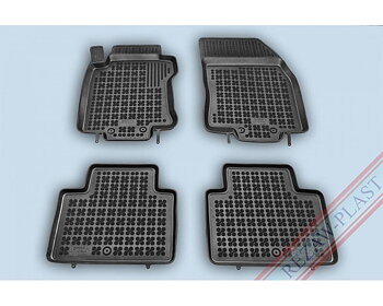 Gummimatta Svart (4 delar), Nissan X-Trail (T32) 2015-