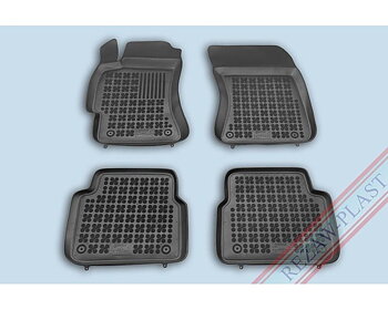 Gummimatta Svart (4 delar), Subaru Forester 2008-2012