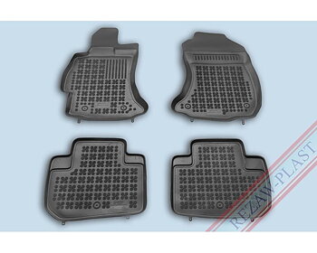 Gummimatta Svart (4 delar), Subaru Forester 2013-