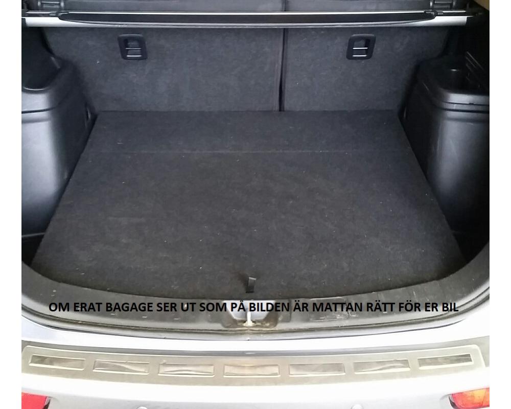 Bagagerumsmatta Svart - Mitsubishi Outlander 2013-2015 - 3