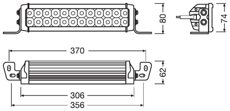 LEDriving® LIGHTBAR VX250 Combo