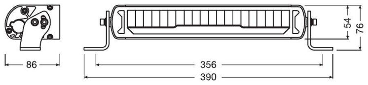 LEDriving® LIGHTBAR MX250-CB