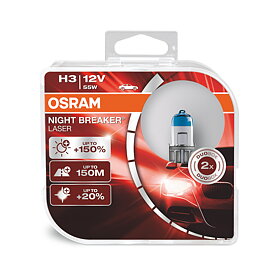 H3 OSRAM NIGHT BREAKER® LASER Halogen 12V
