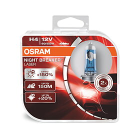 H4 OSRAM NIGHT BREAKER® LASER Halogen 12V