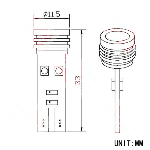 Diodlampa T10 / W5W Canbus 4xSMD 12V - 4