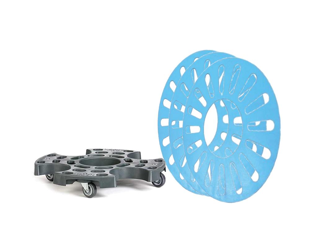Däckvagn, stapelbar + 3st Safety Disk