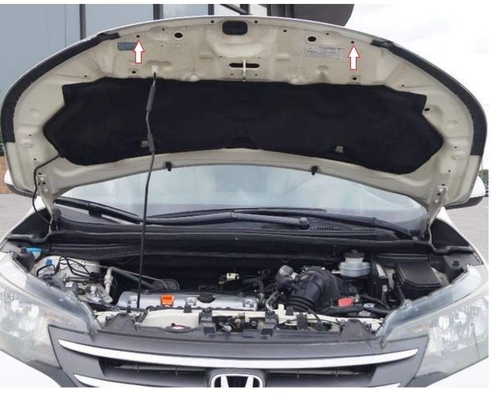 Huvskydd - Honda CR-V 2013-2015 - 3