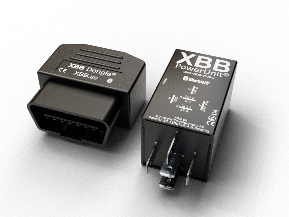 XBB Dongle OBD II Komplett Kit 1xDT för inkoppling av LED-ramp - 2