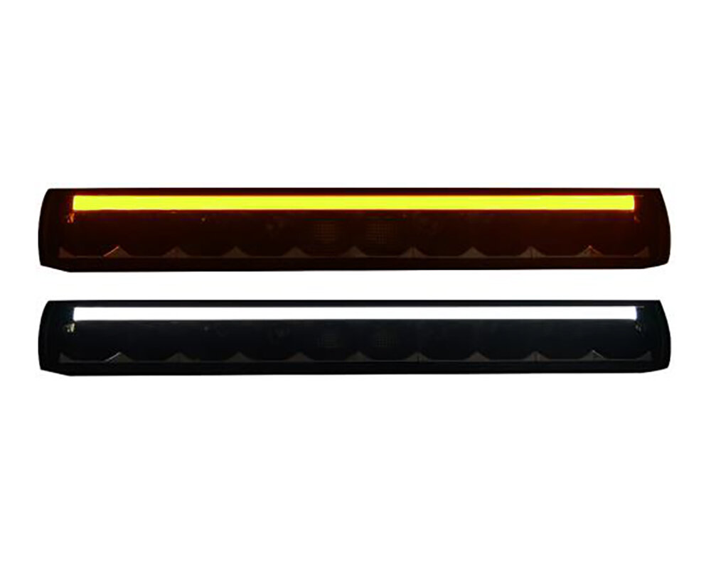 Belysningspaket Regskyltshållare + V-Sight Visible 100 LED Ljusramp 516mm 100W E-märkt - 2