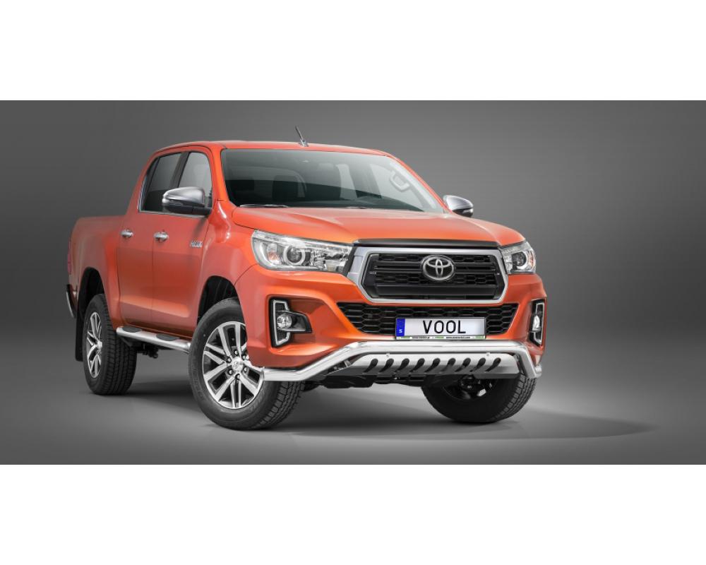 LOWBAR EU frontbåge med hasplåt - Toyota Hilux 2021-