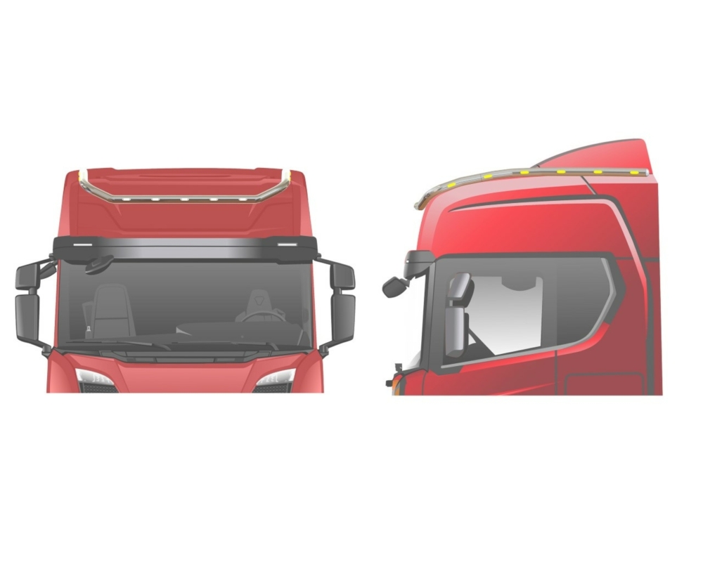 Takbåge Scania NextGen 2017- Highline med långa sidoförlängningar 20H - 2