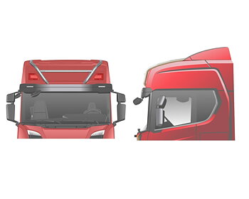 Takbåge Scania NextGen Highline med korta sidoförlängningar 20H