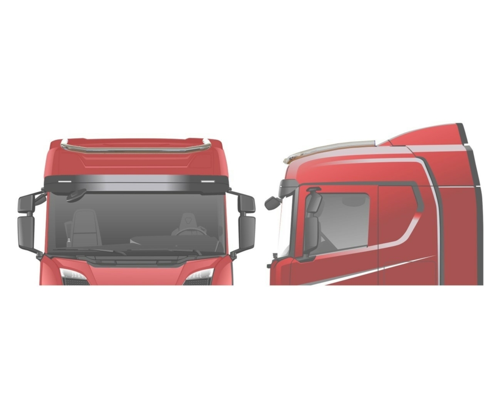 Takbåge Scania NextGen 2017- Standard med korta sidoförlängningar 20N