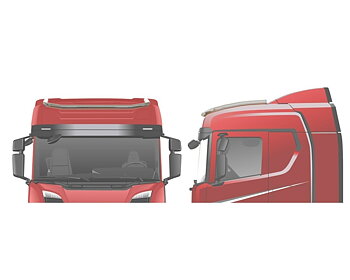 Takbåge Scania NextGen Standard med korta sidoförlängningar 20N