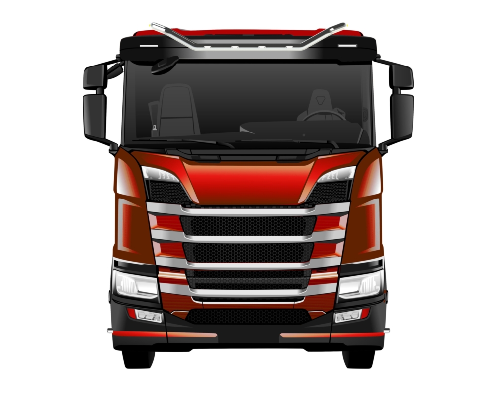 Takbåge Scania NextGen Low, passar endast om bilen har takrails