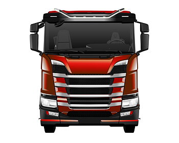 Takbåge Scania NextGen Low, passar endast om bilen har takrails