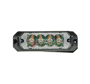 LED Blixtljus 4 dioder ECE R65 12-36V, Orange