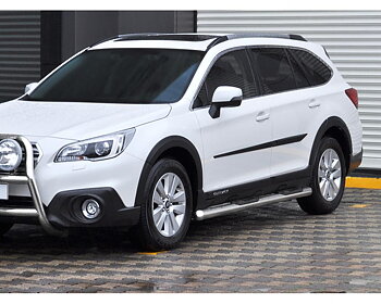 SIDORÖR 76MM med instegslister - Subaru Outback 2015-