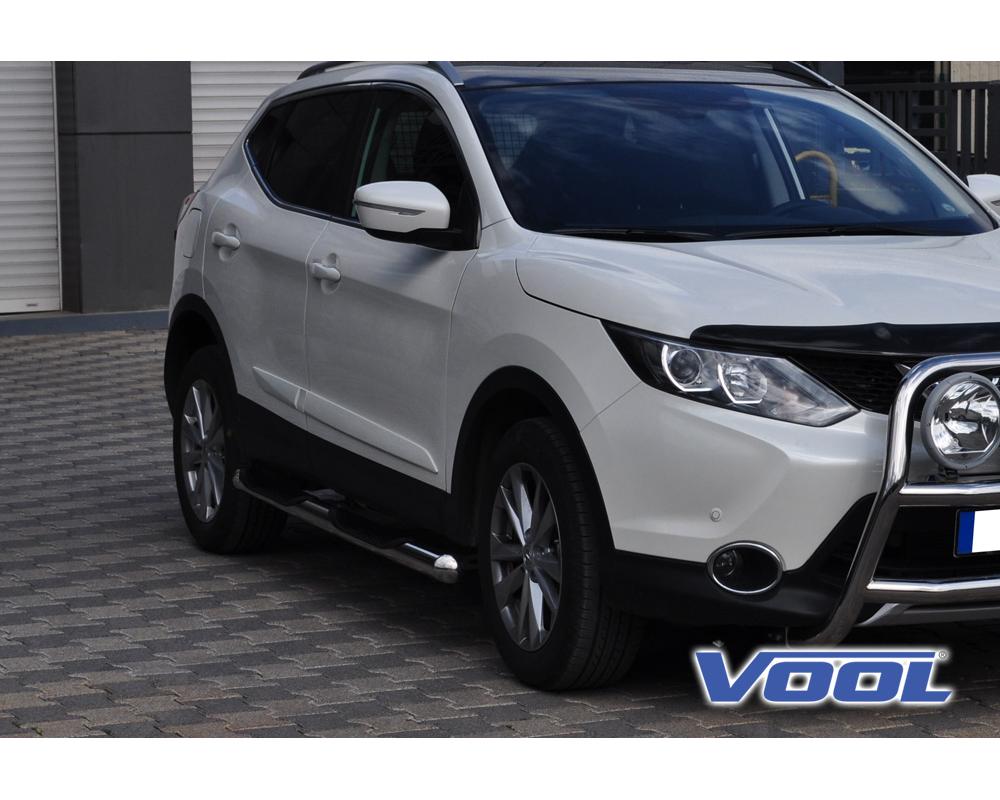 SIDORÖR 76MM med instegslister - Nissan Qashqai 2014-2017