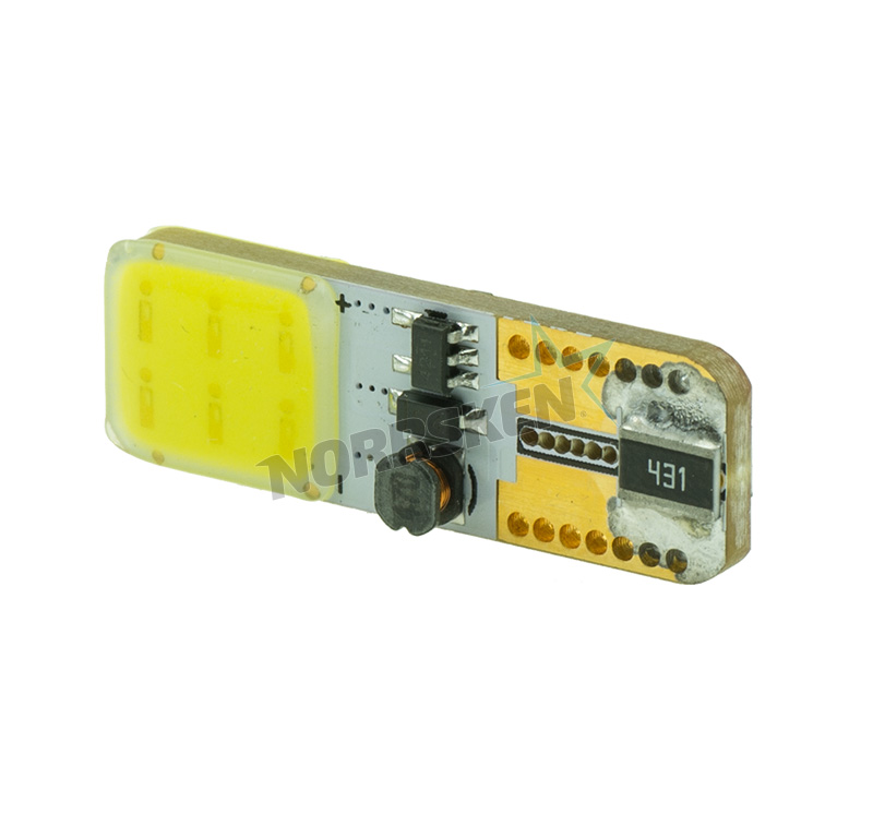 Diodlampa T10 / W5W Canbus 2xCOB 12V - 3