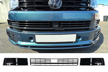 Grillsats nedre galler till VW T6 2016-2019 (med radar)