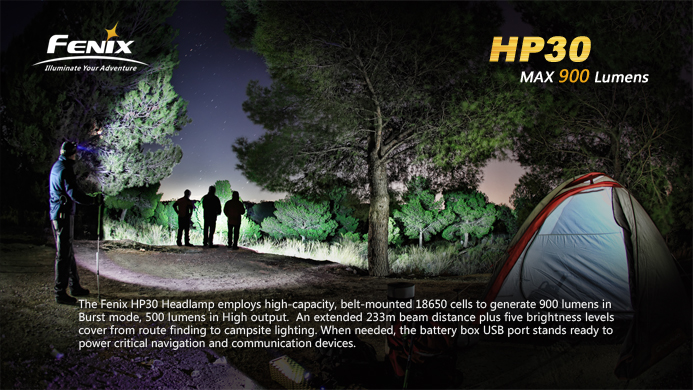 Fenix HP30 LED Pannlampa - 3