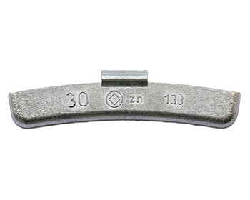 Zinkvikt 45g typ 133 stålfälg 50 st