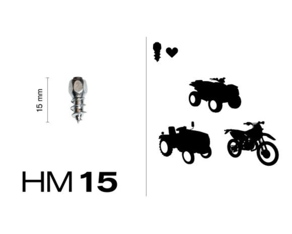 HM15 Hårdmetalldubb 150/förp PinPack - 2