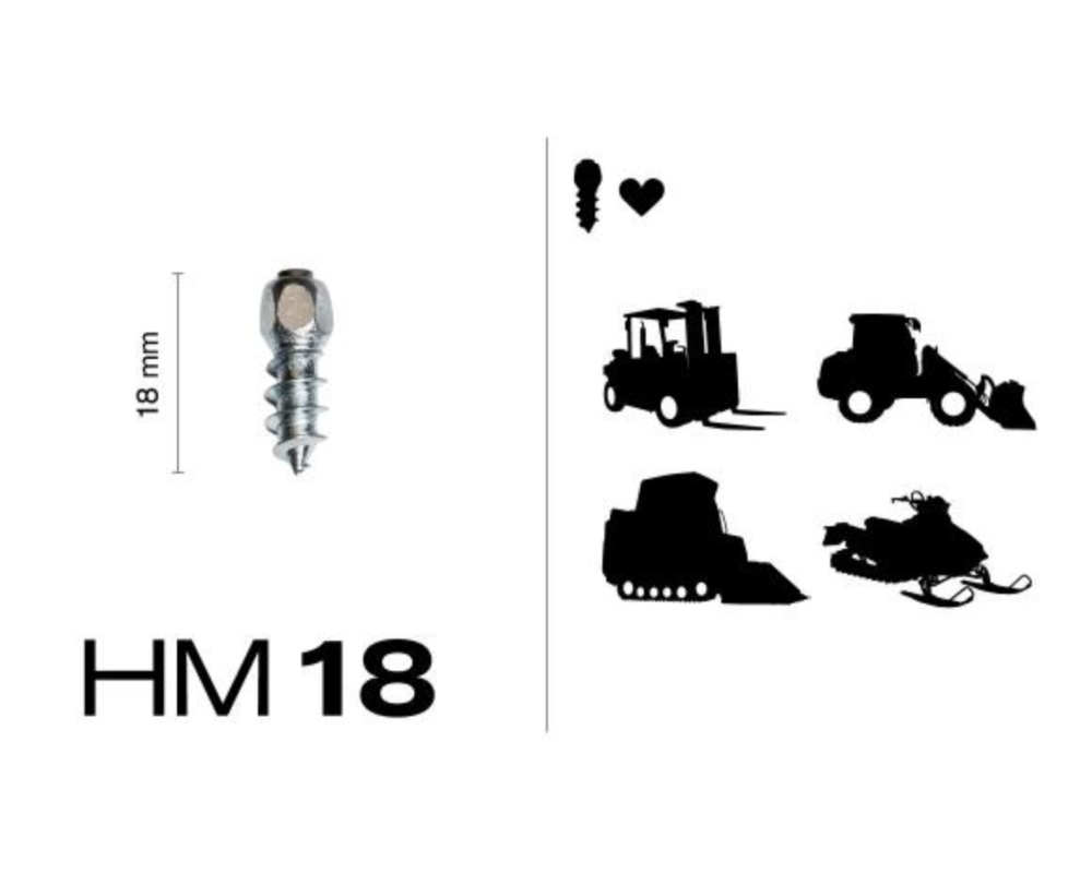 HM18 Screwstud(Carbide) 150pcs PinPack - 2