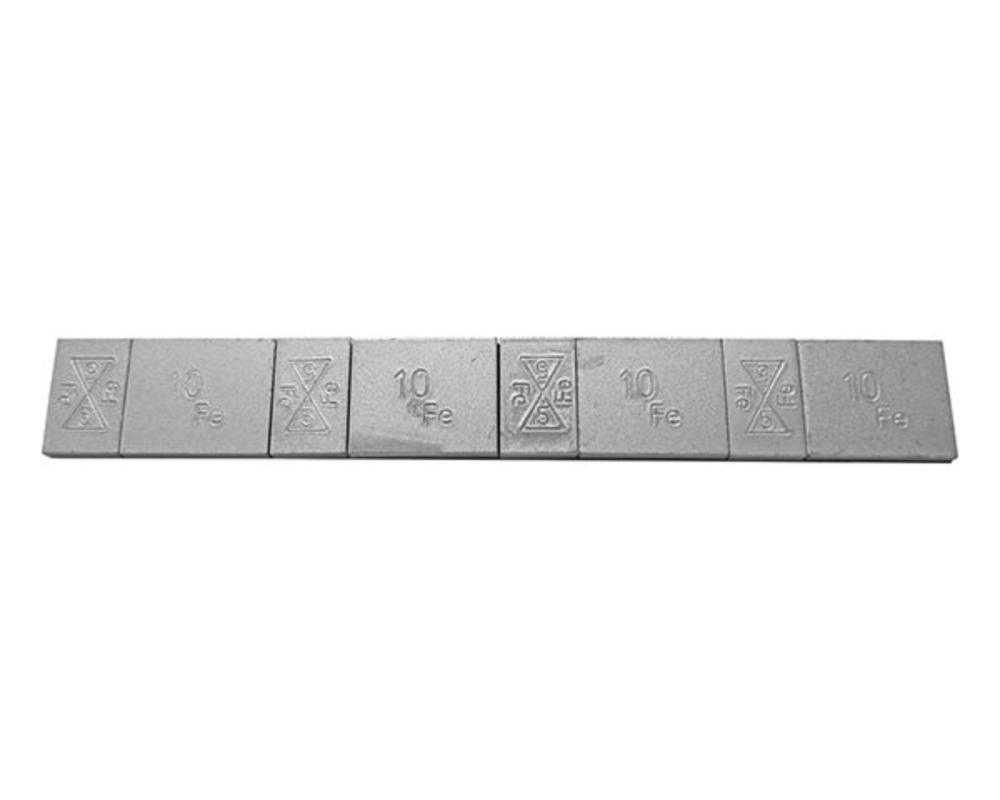 Klistervikt stål 60g/remsa, 5+10g x 4 100 st