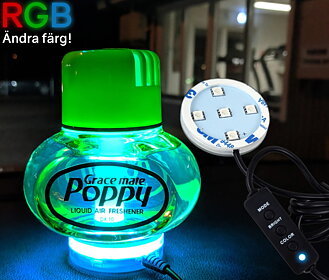  LED-Ljusplatta för Poppy Luftfräschare (RGB) - Ciggplugg