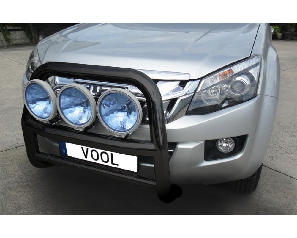 STOR 76MM frontbåge [Svart], Isuzu D-MAX 2012-2016