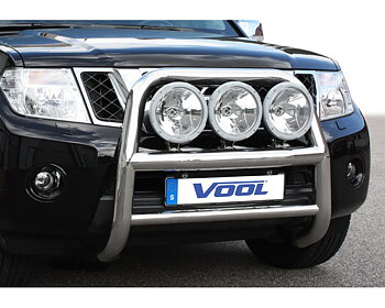 STOR 76MM frontbåge - Nissan Navara D40 (King Cab) 2010-2015