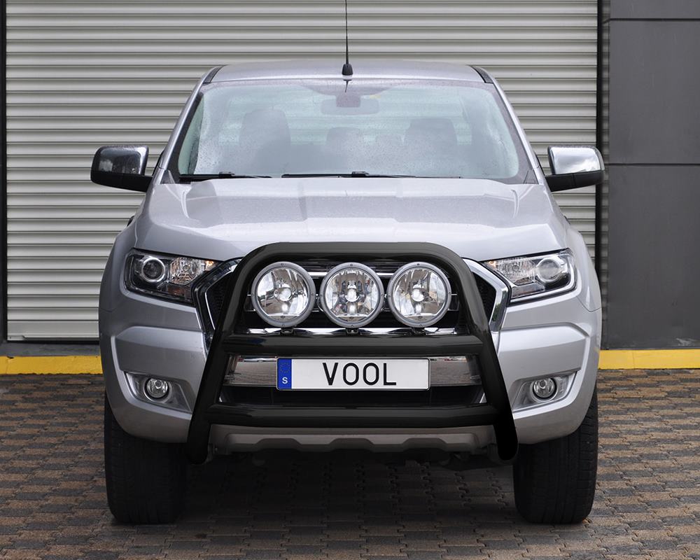 STOR 76MM frontbåge [Svart] - Ford Ranger 2016-2019