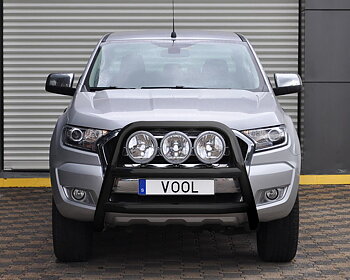 STOR 76MM frontbåge [Svart] - Ford Ranger 2016-2019