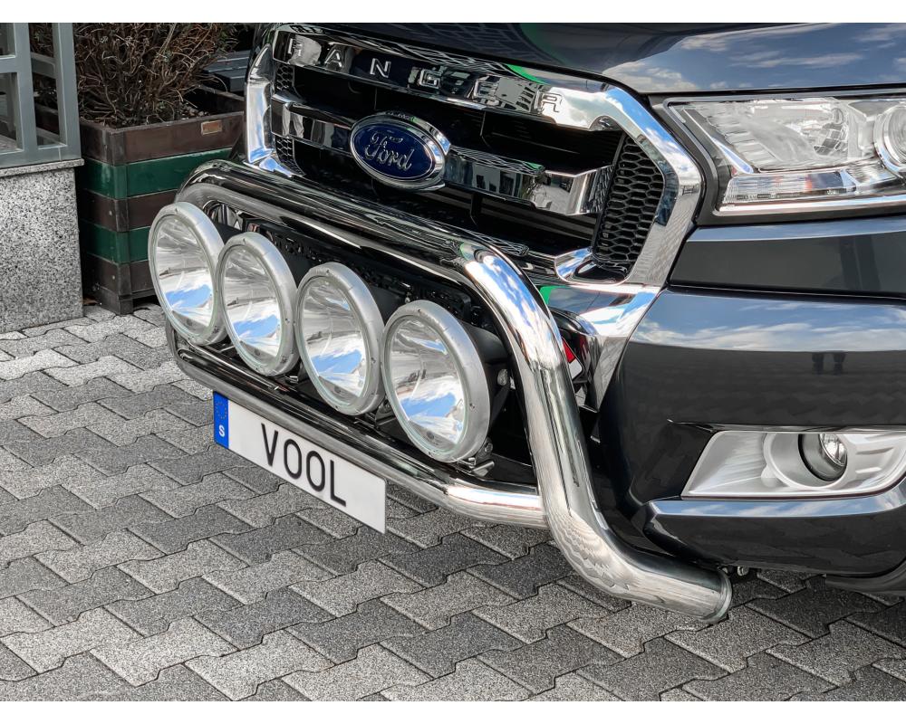 STOR QUADRO 76MM frontbåge - Ford Ranger 2016-2019 - 2