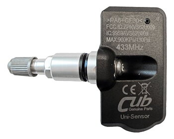 Cub uni-sensor 433 MHz kombi metallventil