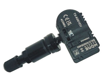 MORE sensor Compact 433/315 MHz TPMS svart metallventil
