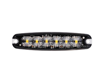 V-sight Trucker ultra slimmat LED blixtljus med 6 st dioder (ECE R10, R65)