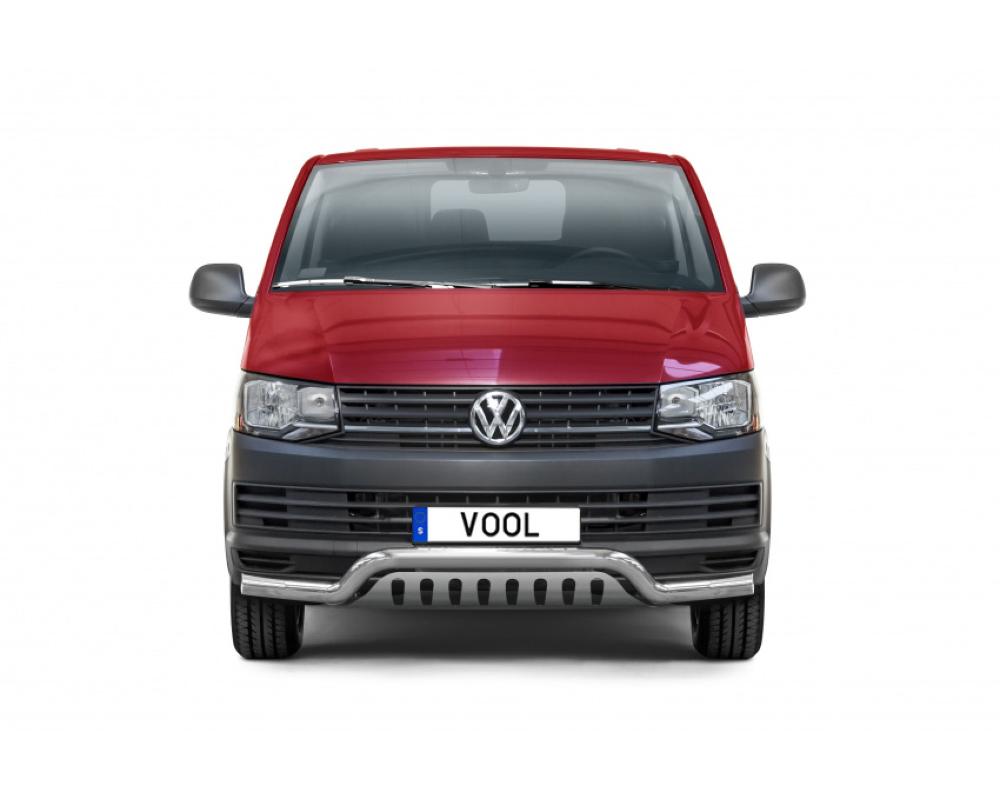 LOWBAR EU frontbåge med hasplåt - VW Transporter (T6) 2016-