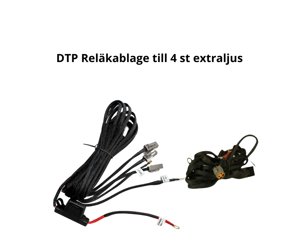 Reläkabelsats DTP 12V (4 lampor)