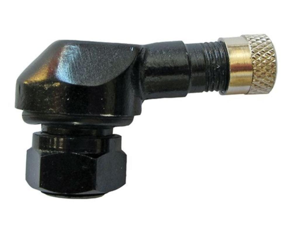 MC Ventil Alu vinklad svart 11,3 mm