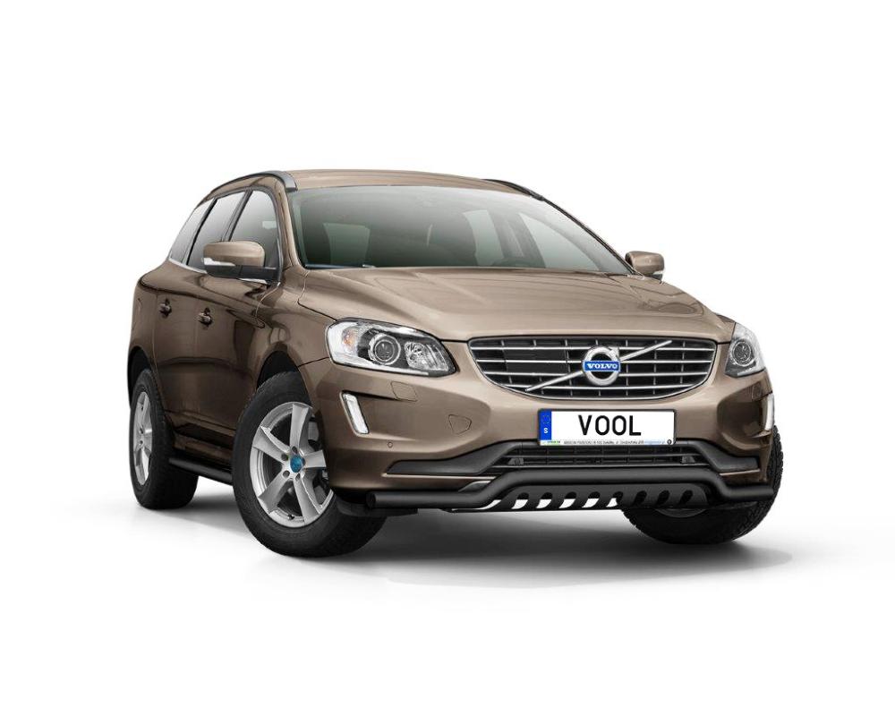 LOWBAR EU frontbåge med hasplåt [Svart] - Volvo XC60 13-17