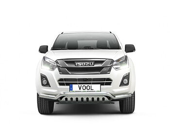 LOWBAR EU frontbåge med hasplåt - Isuzu D-MAX 2012-2016